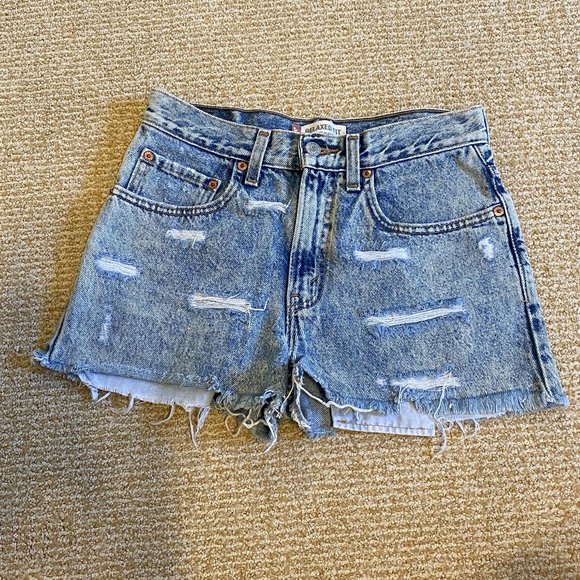 Levi's Pants - Levi's Acid Wash Denim Shorts